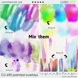 CU 690 PAINTED OVERLAYS: