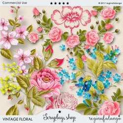 Vintage floral 01 Vintage floral 01
