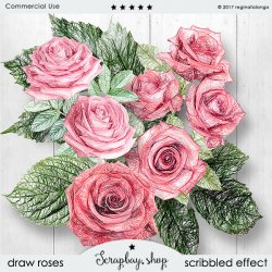 DRAW ROSES DRAW ROSES