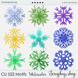 CU 522 MOTIFS WATERCOLOR