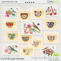 CU 0150 POST STAMPS