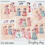 CU 553 DOLLS cards & stamps CU 553 DOLLS cards & stamps