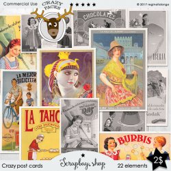 CRAZY POST CARDS CRAZY POST CARDS
