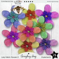 LAZY FABRIC FLOWERS 2