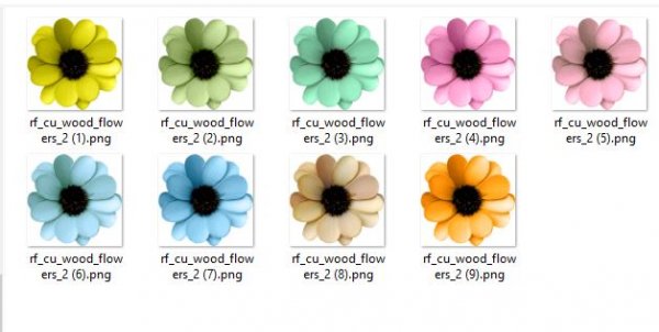 LAZY WOOD FLOWERS 2 - Click Image to Close