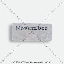 ODIV NOVEMBER WOOD SIGN ODIV NOVEMBER WOOD SIGN