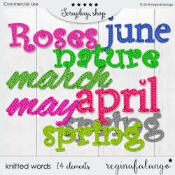 KNITTED WORDS KNITTED WORDS
