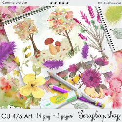 CU 475 ART WATERCOLOR SET CU 475 ART WATERCOLOR SET