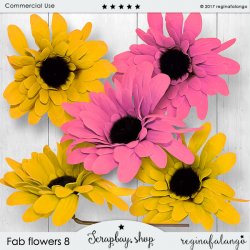 FAB FLOWERS 8 FAB FLOWERS 8