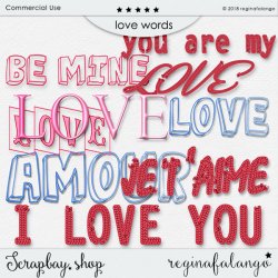 LOVE WORDS LOVE WORDS