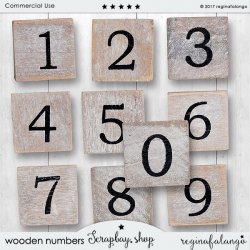 WOODEN NUMBERS
