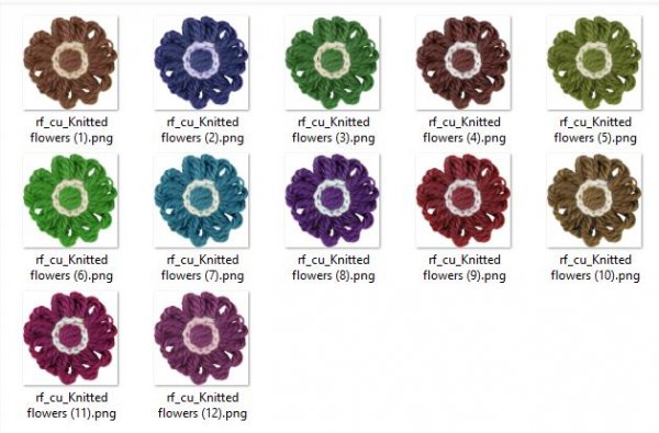 LAZY KNITTED FLOWERS - Click Image to Close