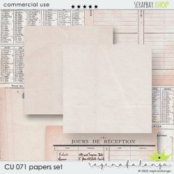 CU 071 PAPERS SET