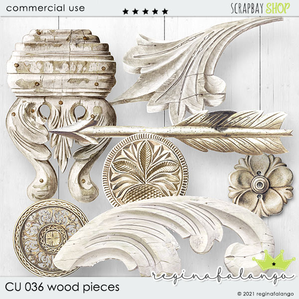 CU 036 WOOD PIECES - Click Image to Close