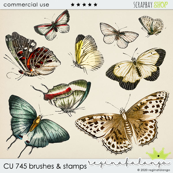 CU 745 BRUSHES & stamps