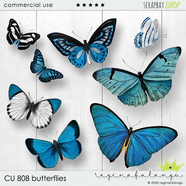 CU 808 BUTTERFLIES