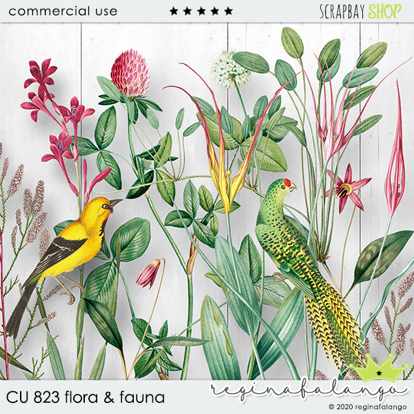 CU 823 FLORA & FAUNA - Click Image to Close