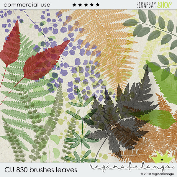 CU 830 BRUSHES LEAVES