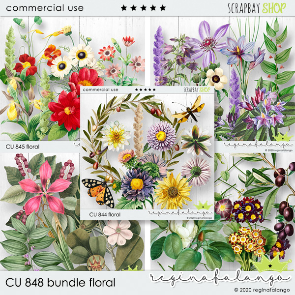 CU 848 BUNDLE FLORAL - Click Image to Close