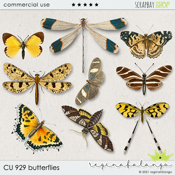 CU 929 BUTTERFLIES