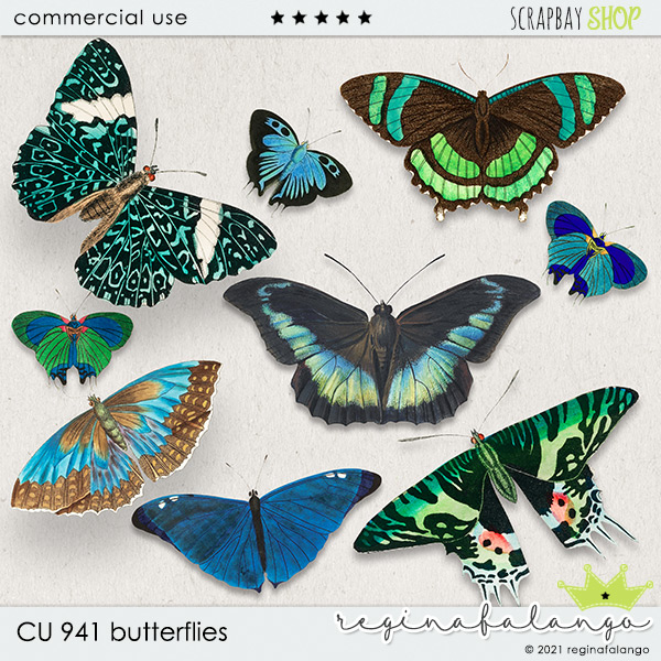 CU 941 BUTTERFLIES