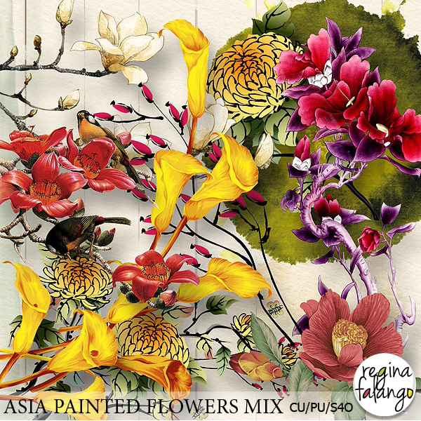 ASIA PAINTED FLOWERS - Click Image to Close