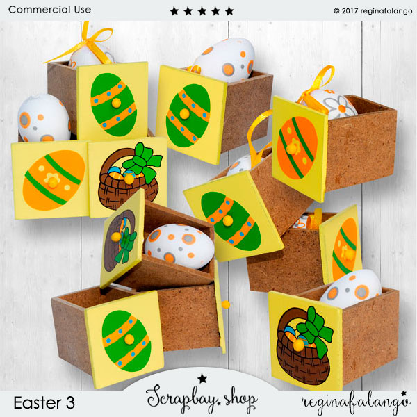 EASTER 3 EGG BOXES