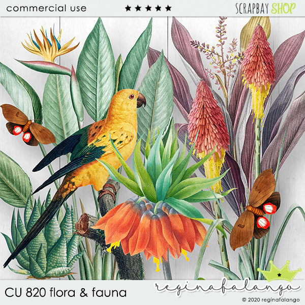 CU 820 FLORA & FAUNA - Click Image to Close