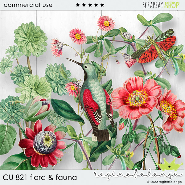 CU 821 FLORA & FAUNA - Click Image to Close