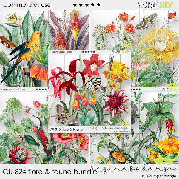 CU 824 FLORA & FAUNA BUNDLE - Click Image to Close