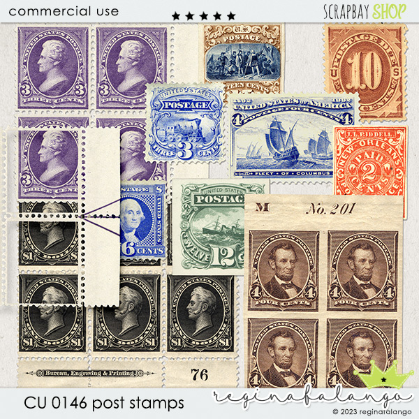 CU 0146 POST STAMPS