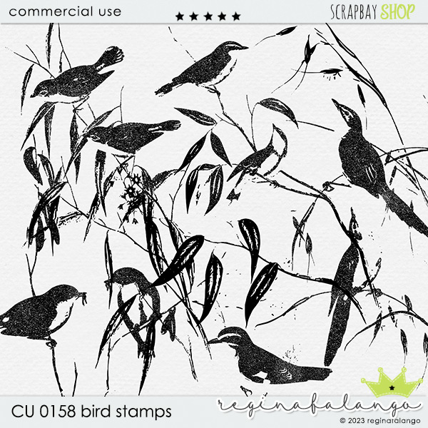 CU 0158 BIRD STAMPS - Click Image to Close