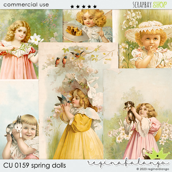 CU 0159 SPRING DOLLS - Click Image to Close