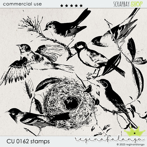 CU 0162 BIRD STAMPS - Click Image to Close