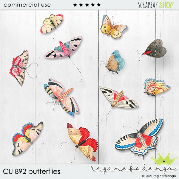 CU 892 BUTTERFLIES