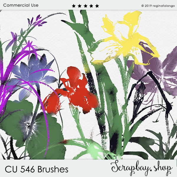 CU 546 BRUSHES ASIA FLOWERS - Click Image to Close