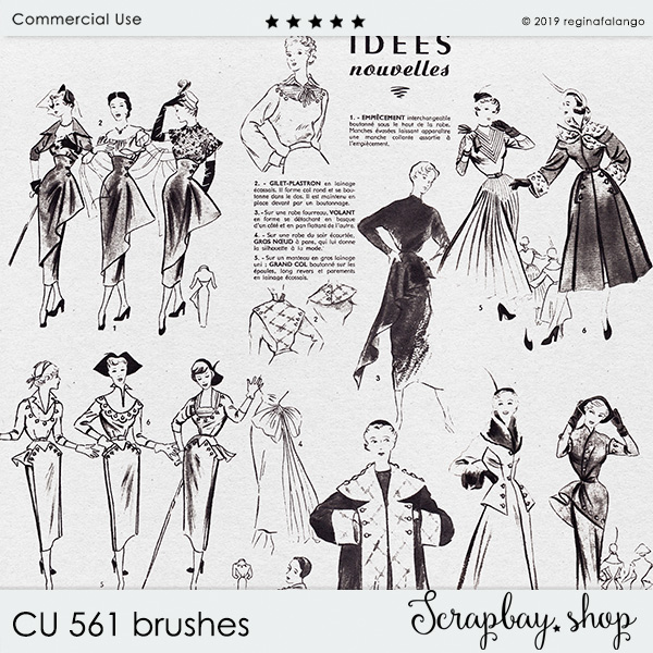 CU 561 BRUSHES FASHION - Click Image to Close