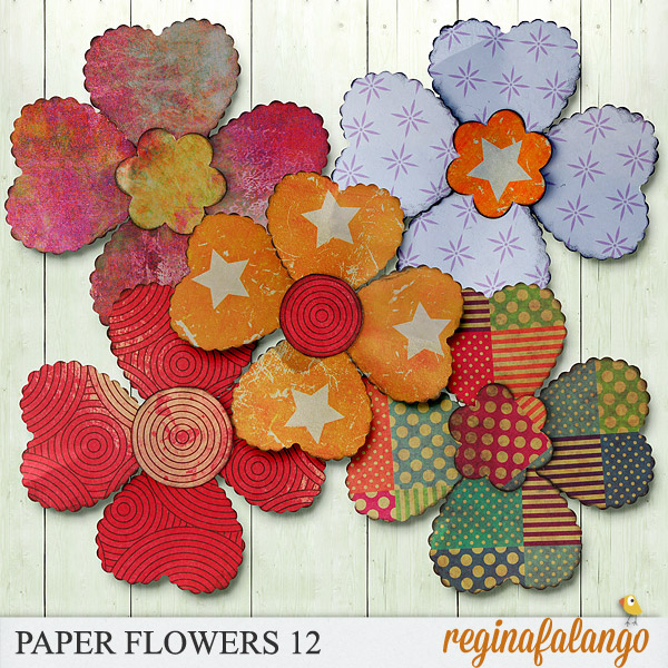 PAPER FLOWERS 12 - Click Image to Close