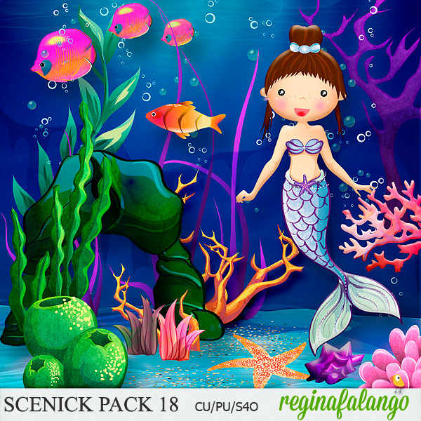 SCENIC PACK 18 SEA MERMAID