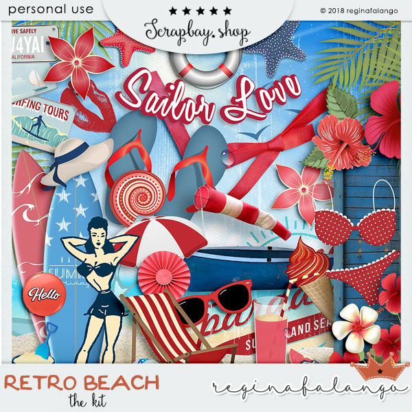 RETRO BEACH THE KIT - Click Image to Close