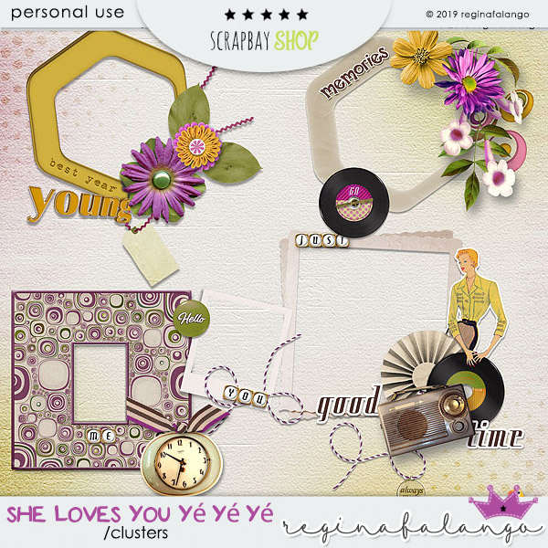 SHE LOVES YOU YE YE YE BUNDLE - Click Image to Close