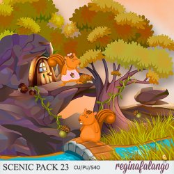 SCENIC PACK 23 SQUIRREL HOUSE SCENIC PACK 23 SQUIRREL HOUSE