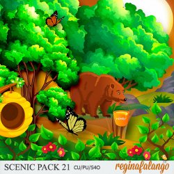 SCENIC PACK 21 Forest bear SCENIC PACK 21 Forest bear