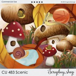 CU 483 SCENIC MUSHROOM CU 483 SCENIC MUSHROOM