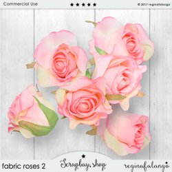 FABRIC ROSES 2